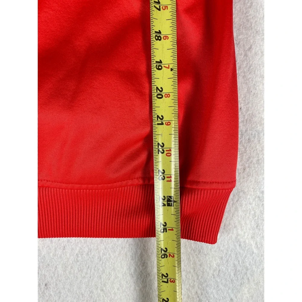 Nike Dri-FIT Orange Quarter Zip Hoodie Fleece Lined 487416-630 Size‎ M